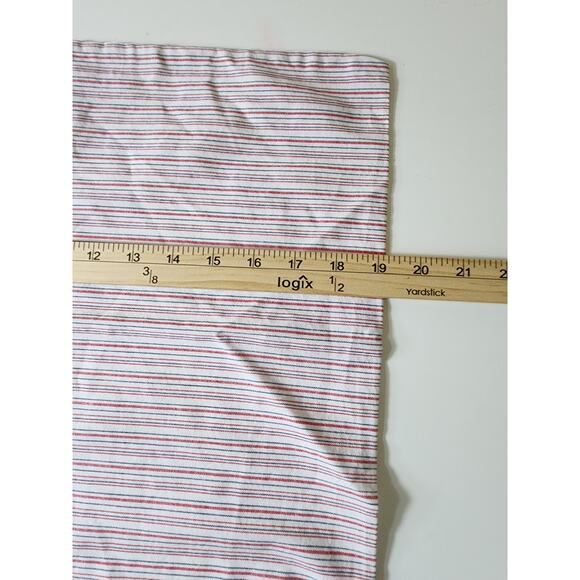 NAUTICA Red White Blue Striped Classic Preppy STANDARD Pillow Cases -Set of 2 - Picture 6 of 8